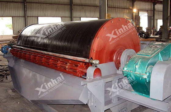 Magnetic separation equipment for low iron quartz sand